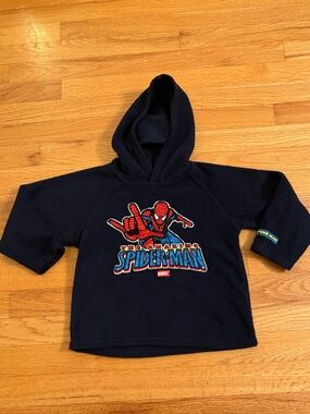 Marvel Spider-Man Navy Blue Kids Pullover Hoodie